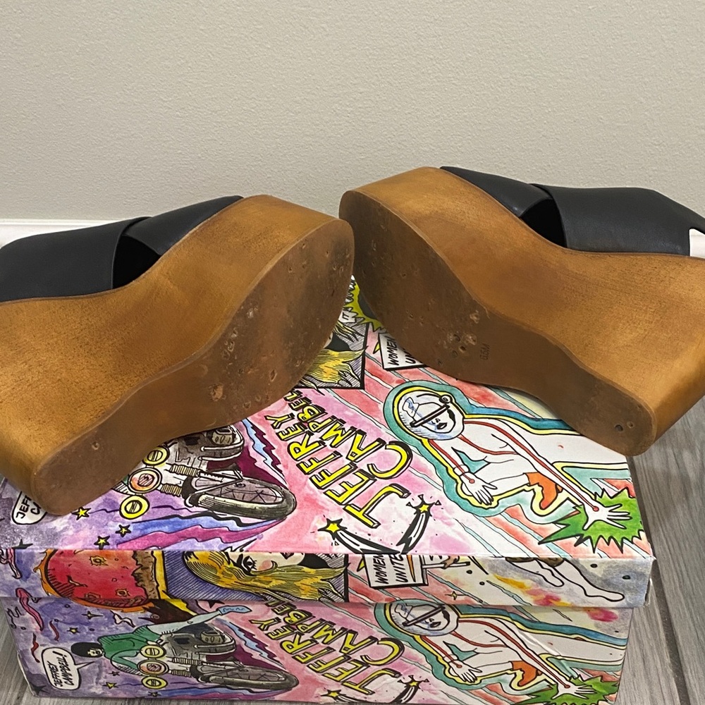 Jeffrey Campbell Fiddle Wedge Sandals - Picture 4 of 4